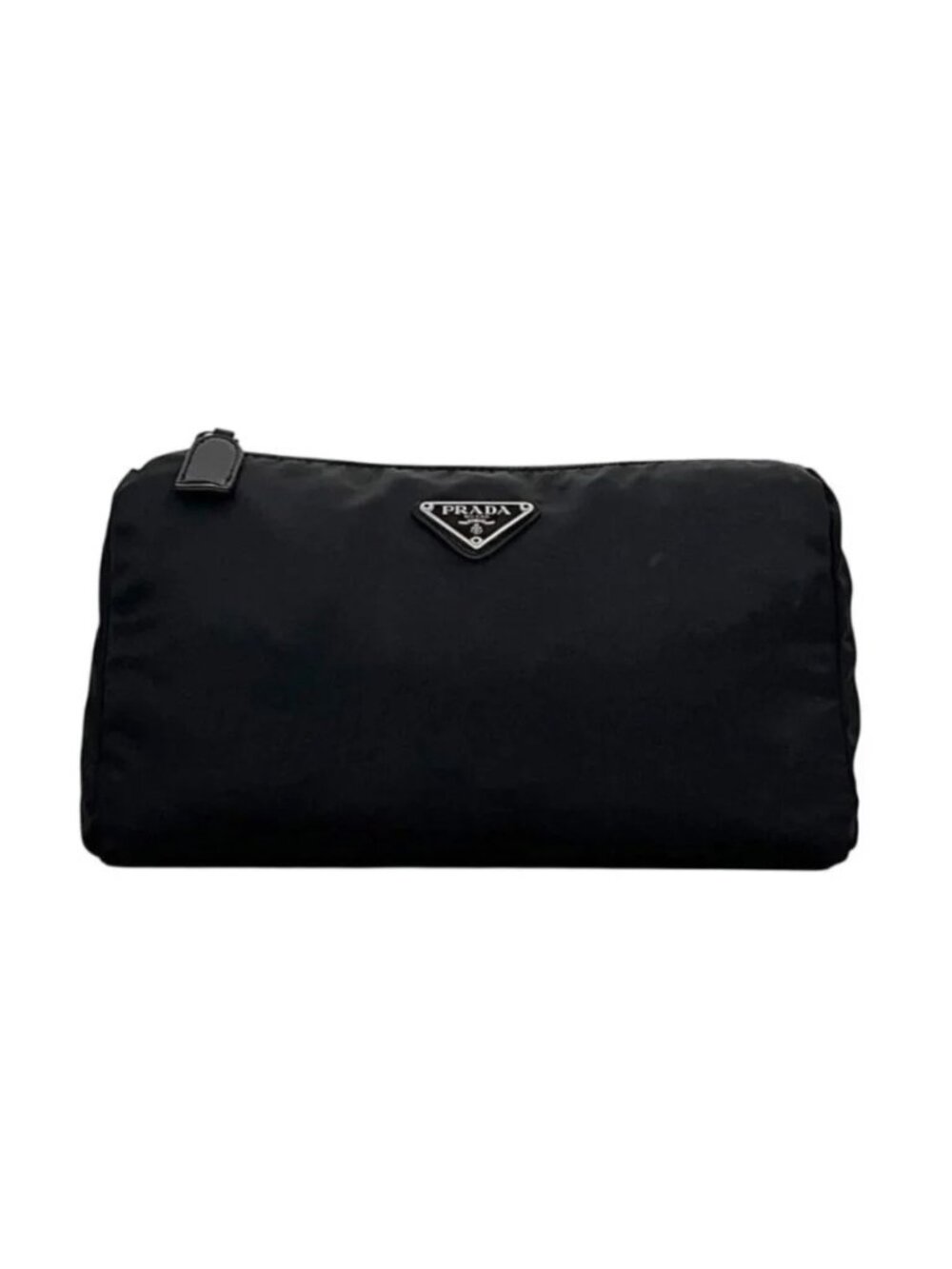 PRADA Vela Nylon Pouch – Black | Authentic | Registration Card Included